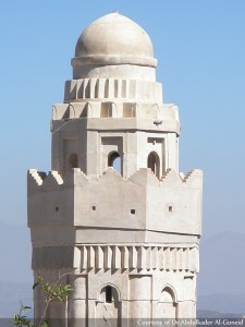 Simple yet intricate motives and washed with white plaster is one of the unique endangered architectural styles in Yemen.The flute shape is a Fattimied architectural style that can be seen in Egyptian mosques as well.